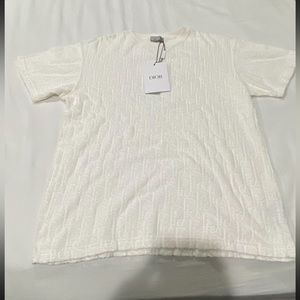 AUTHENTIC DIOR terry cloth T-SHIRT (small)